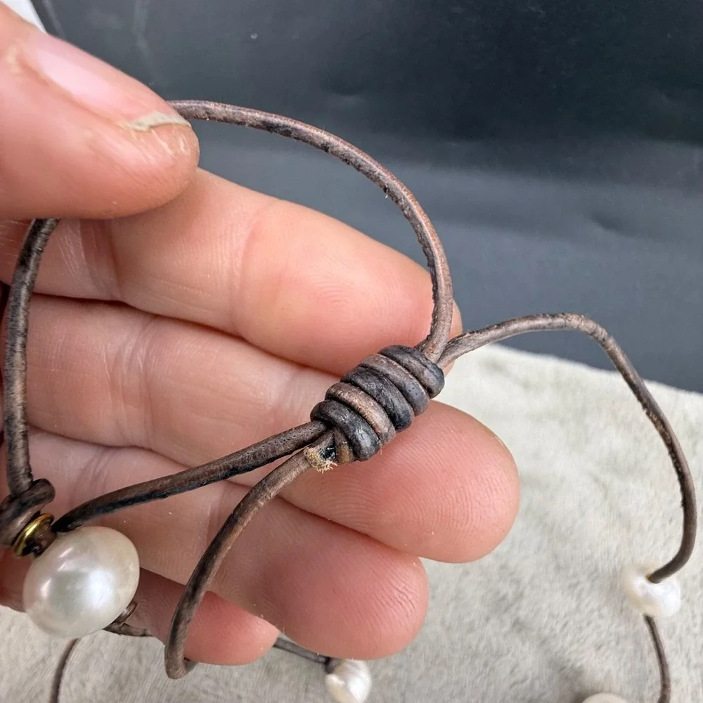 Living Waters leather cord